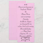 Love Wedding Invites Kaart (Voorkant / Achterkant)