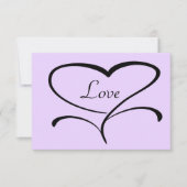 Love Wedding Response-kaarten RSVP Kaartje (Voorkant)