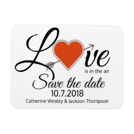 Love Wedding Save the Date Magnet Magneet