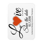 Love Wedding Save the Date Magnet Magneet (Verticaal)