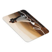 Love Wedding Script | Weddenfoto Magnet Gift Magneet (Rechterzijde)