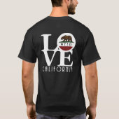 LOVE Weed California (backprint) T-shirt (Achterkant)