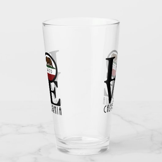 LOVE Weed California Glas (Rechts)