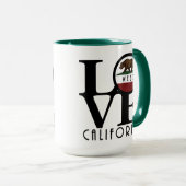 LOVE Weed California Mok (Voorkant rechts)