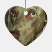 Love Weimaraner Ornament (Achterkant)