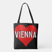 Love Wenen, Oostenrijk Tote Bag (Achterkant)