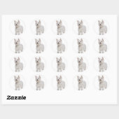 Love West Highland Terrier Puppy Dog Sticker Seal (Vel)