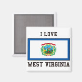 Love West Virginia Magneet (Voorkant / Achterkant)