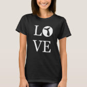 Love Whales Silhouette Whale Tail Ocean Animal T-shirt (Voorkant)