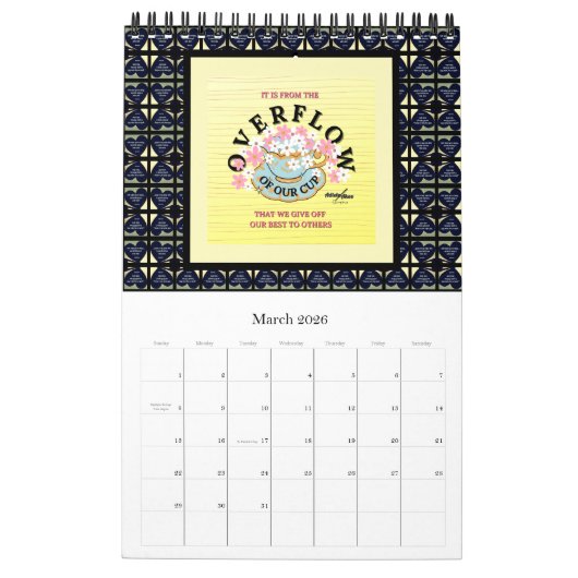 LOVE What I're Doing Calendar van Dichteres Adiela Kalender (Mar 2026)