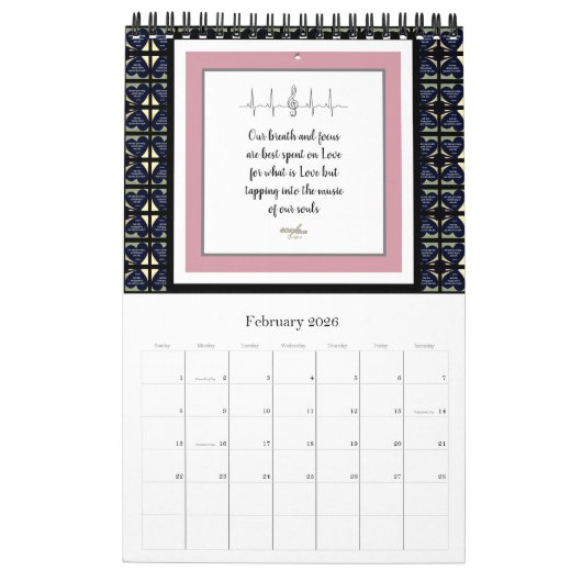 LOVE What I're Doing Calendar van Dichteres Adiela Kalender (Feb 2026)