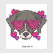 Love Whippet Sticker (Vel)