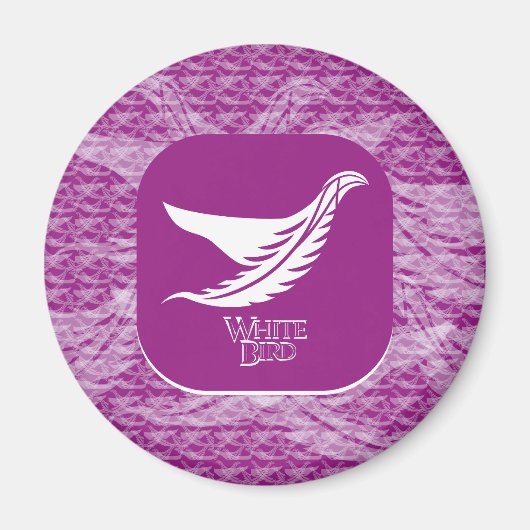 LOVE WHITE BIRD BY MASANSER MAGNEET (Voorkant)