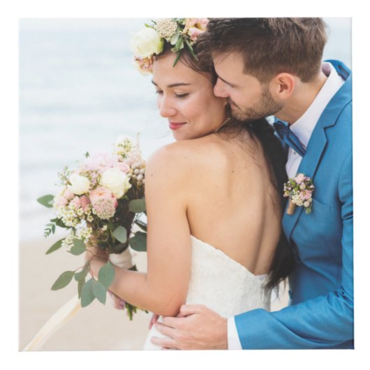 LOVE White Script Weddenschap Kubus (Rechts)