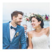 LOVE White Script Weddenschap Kubus (Voorkant)