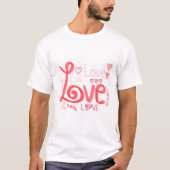 LOVE White T-shirt (Voorkant)