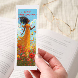 Love Who You Are Motivational Bookmark