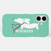 Love Wiener Dogs Teckel Mobiele Mobiele Telefoon C Case-Mate iPhone Case (Achterkant (horizontaal))