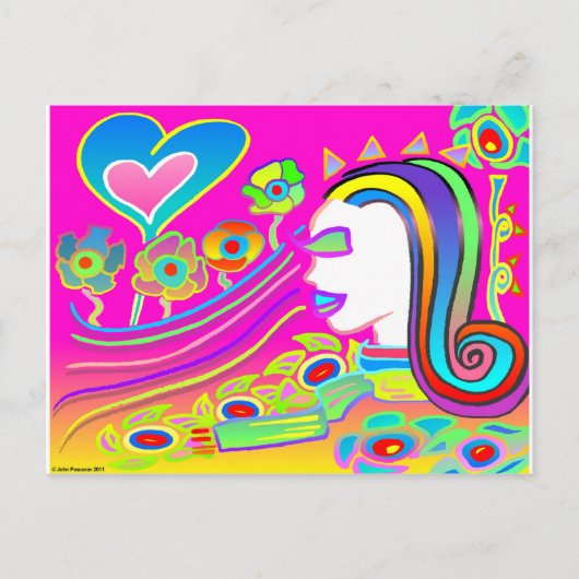 Love Will Blossom: Dream Space Briefkaart (Voorkant)