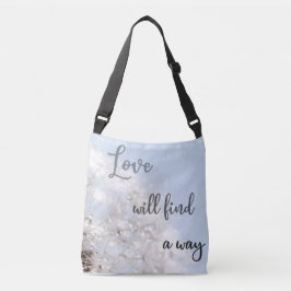 Love will find a way - Liebe Pusteblume Tasche Crossbody Tas