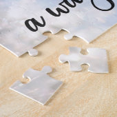 Love will find a way! Sky Blue Dandelion Seed Legpuzzel (Zijkant)