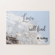Love will find a way! Sky Blue Dandelion Seed