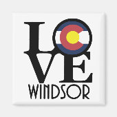 LOVE Windsor Colorado Magneet (Voorkant)