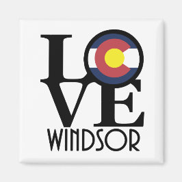 LOVE Windsor Colorado Magneet