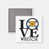 LOVE Windsor Nova Scotia Magneet (Voorkant / Achterkant)