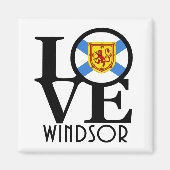 LOVE Windsor Nova Scotia Magneet (Voorkant)