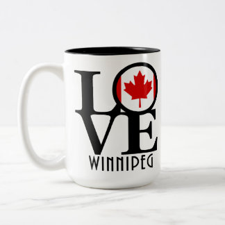 LOVE Winipeg 15oz Tweekleurige Koffiemok