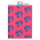 Love Wins Art Heart Heupfles (Achterkant)