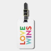 Love Wins | Bagagelabel (Voorkant verticaal)