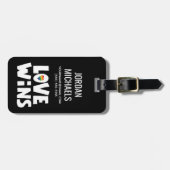 Love Wins Bagagelabel (Voorkant horizontaal)