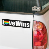 Love Wins Bumpersticker (Op Truck)