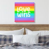 Love Wins Canvas Afdruk (Insitu (Slaapkamer))