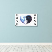 Love Wins Canvas Afdruk (Insitu (Houten vloer))