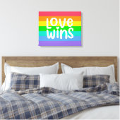Love Wins Canvas Afdruk (Insitu (Slaapkamer))