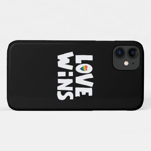Love Wins Case-Mate iPhone Case (Achterkant (horizontaal))