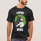 Love Wins Cuddle Cat Kitty Cuddly T-shirt (Voorkant)