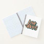 Love Wins Fleece Dekbed Notitieboek (Binnen)