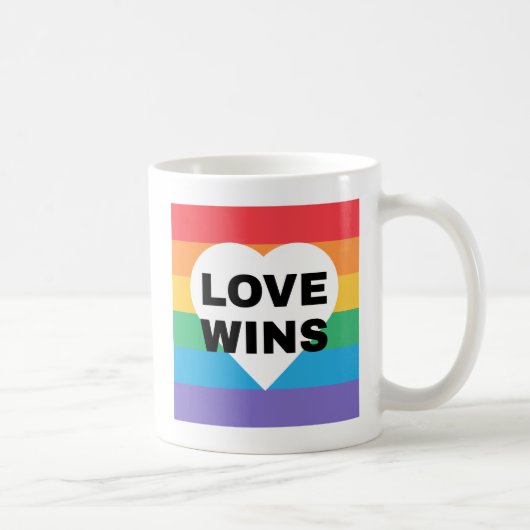 Love Wins | Gay Pride Koffiemok (Rechts)