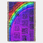 Love Wins Gay Pride LBGQT Rainbow Deken (Voorkant Verticaal)