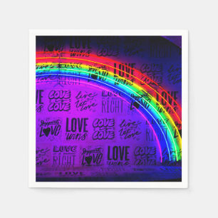 Love Wins Gay Pride LBGQT Rainbow Servet