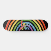 Love Wins Gay Pride Rainbow Persoonlijk Skateboard (Horizontaal)