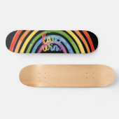 Love Wins Gay Pride Rainbow Persoonlijk Skateboard (Horizontaal)