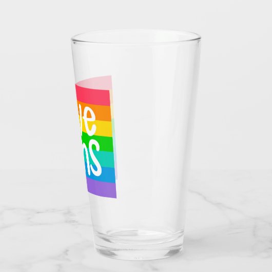 Love Wins Glas (Links)