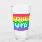 Love Wins Glas (Voorkant)