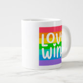 Love Wins Grote Koffiekop (Voorkant rechts)