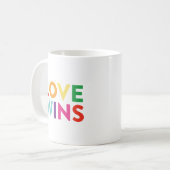 Love Wins | Koffie-Mok Koffiemok (Voorkant links)